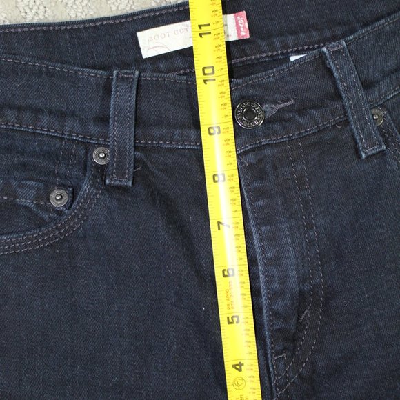 Levi's Black 515 Size 6 Mid Rise Boot Cut Jeans - Picture 4 of 6